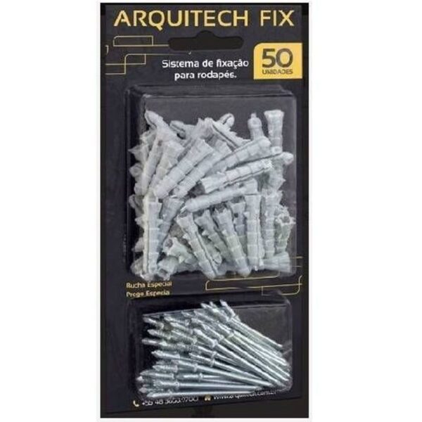 KIT FIXACAO RODAPES ARQUITECH