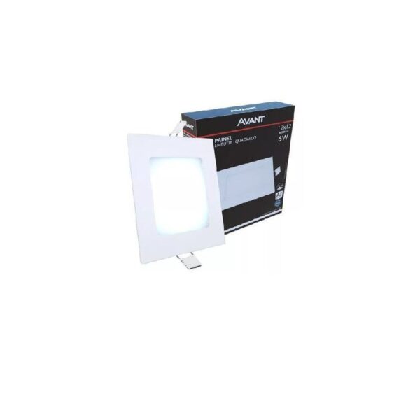 LED PAINEL EMB QUA 12 6500K 6W 360 AVANT