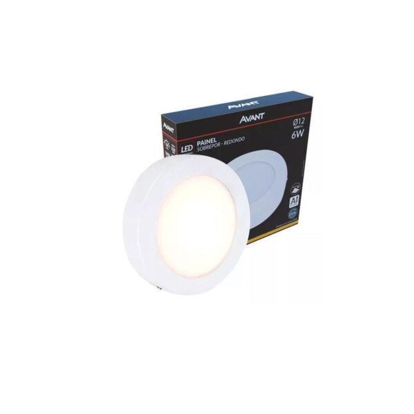 LED PAINEL SOBR RED 12 3000K 6W AVANT