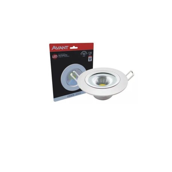 LED SPOT AUTHE EMB 12W 960 6500K REDONDO AVANT