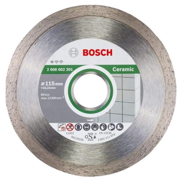 DISCO LISO STD CERAMIC 115MM BOSCH