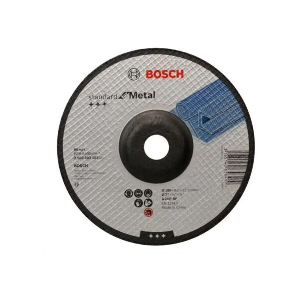 DISCO DESB STDMET 180X6MM CENTDEP BOSCH