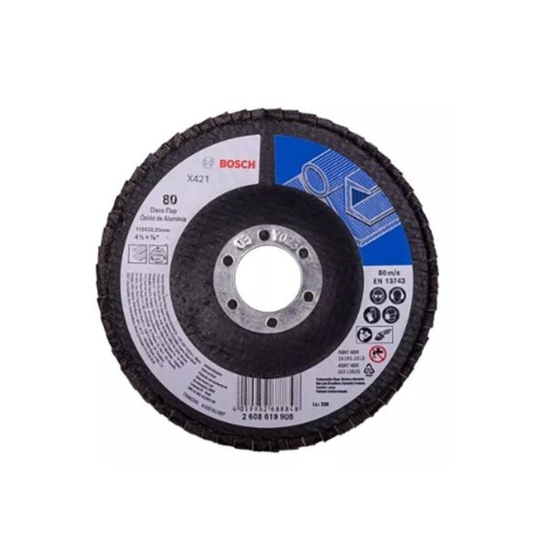 DISCO FLAP X421 115MM G80 BOSCH