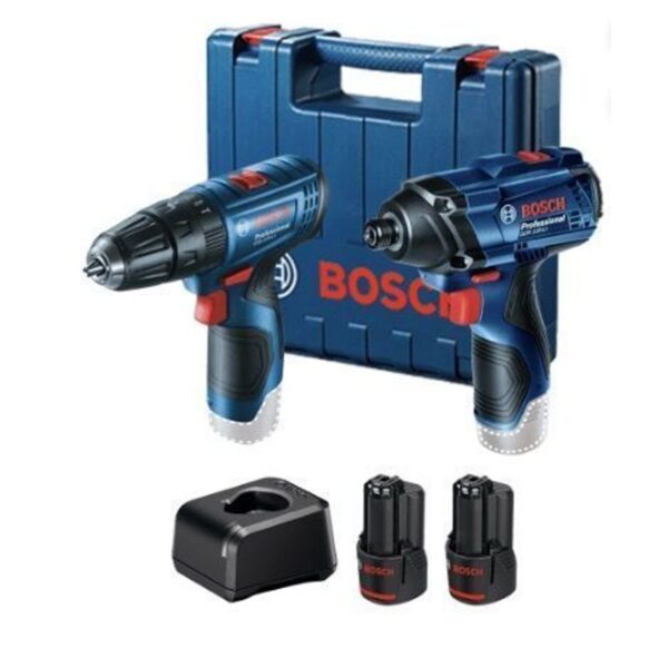 KIT CHAVE IMPACTO  PARAF+FURAD 12V BOSCH