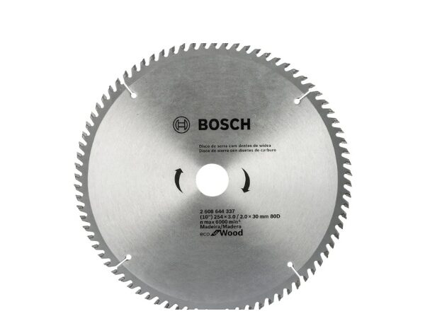 DISCO SERRA ECOLINE 254X30X80D BOSCH