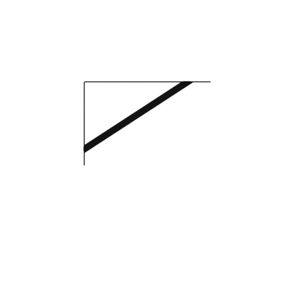 MAO FRANCESA LEVE 27 X 20 CM PRETO 50KG BRASFORMA