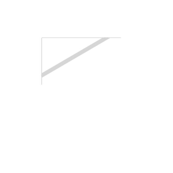 MAO FRANCESA LEVE 37 X 20 CM BRANCO 50KG BRASFORMA