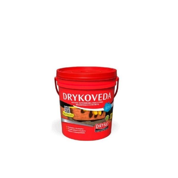 ADITIVO IMPERMEABILIZANTE ARGAMASSA E CONCRETO DYKOVEDA 18L DRYKO