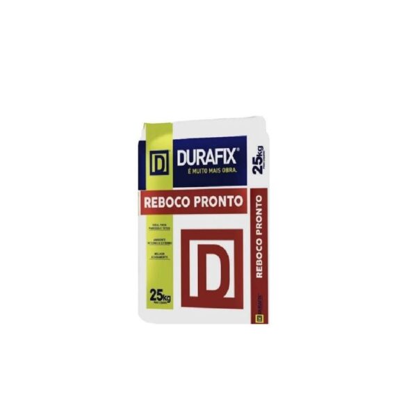 ARGAMASSA REBOCO 25KG INT E EXTERNO DURAFIX