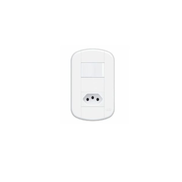 CONJUNTO 4X2 1INT SIMP 1TOM 2P+T 20A BLANC+  FAME