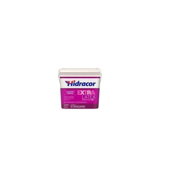TINTA EXTRALATEX FOSCO AM CANARIO 3,6L HIDRACOR