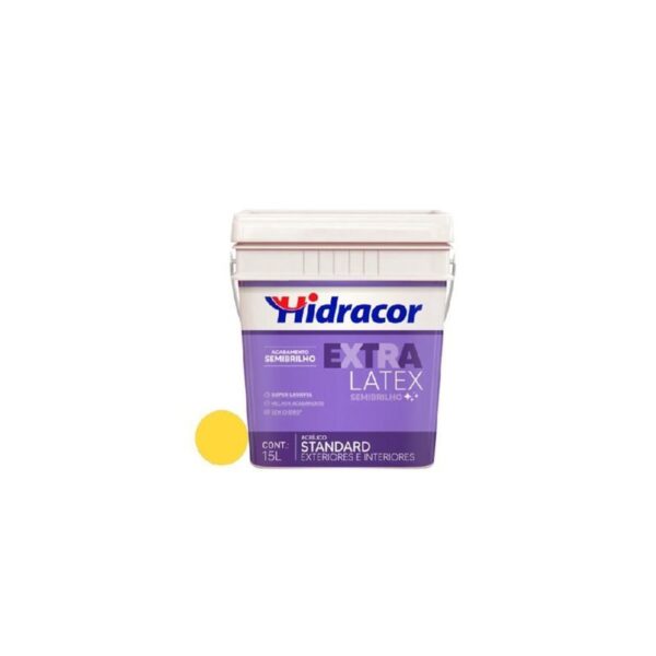 TINTA EXTRALATEX SB AM CANARIO 15L HIDRACOR