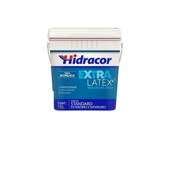 TINTA EXTRALATEX SEDA AZUL TURQUESA 15L HIDRACOR