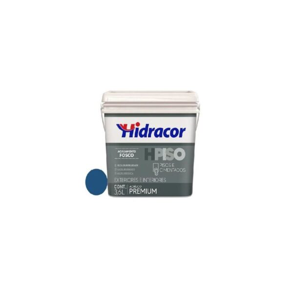 TINTA HPISO AZUL 3,6L HIDRACOR