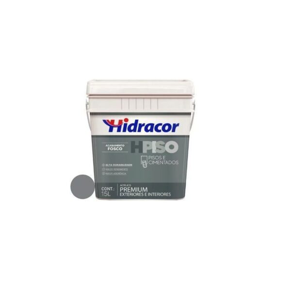 TINTA HPISO CINZA 15,0L HIDRACOR