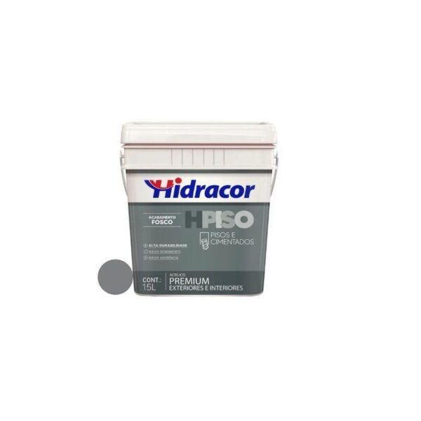 TINTA HPISO CINZA ESCURO 15,0L HIDRACOR