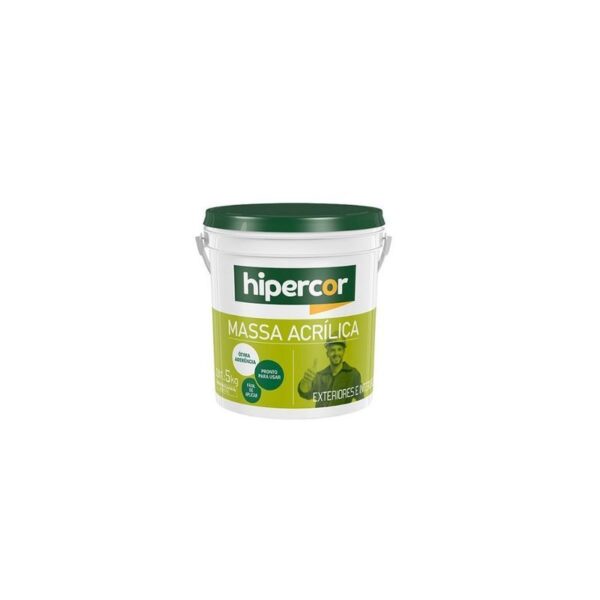 MASSA ACRILICA BALDE 5,0KGS HIPERCOR