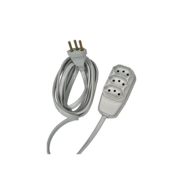 EXTENSAO CABO PP CH 3 VIAS 2,5M CZ ILUMI
