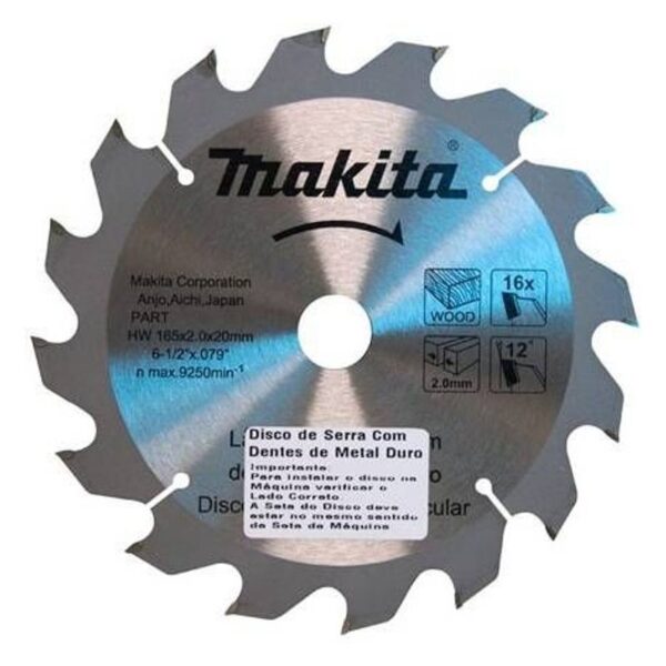DISCO SERRA TCT185MM X 20MM X 24T MAKITA