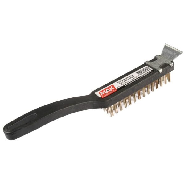 ESCOVA DE ACO 3 FILEIRAS CRASPADOR MAX