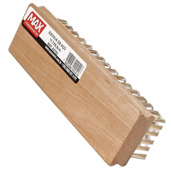 ESCOVA DE ACO 6 FILEIRAS SCB MADEIR MAX