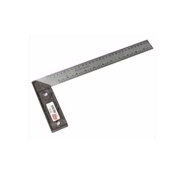 ESQUADRO METAL 35CM BASE PLASTICO MAX