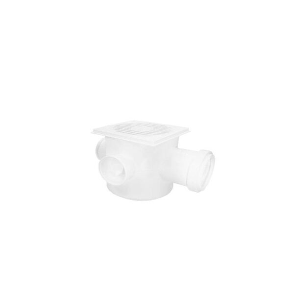 CAIXA SIFONADA QUADRADA BCO DN 100X100X50MM PLASTILIT