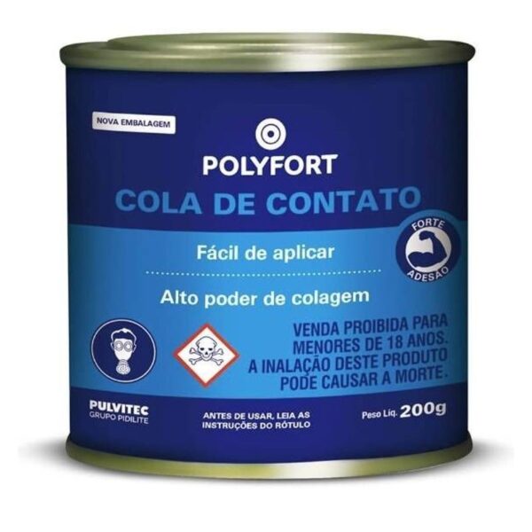 COLA DE CONTATO 200G POLYFORT PULVITEC