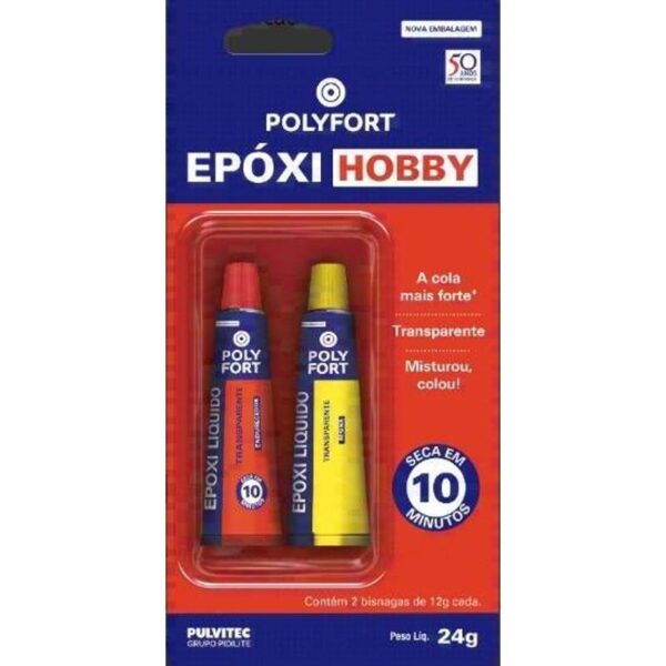 MASSA EPOXI LIQUIDO 24G 10 POLYFORT PULVITEC