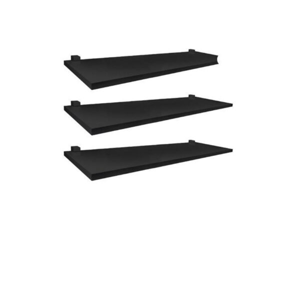 PRATELEIRA PRETA 1,2X20X60CM SUP PTO PRATK