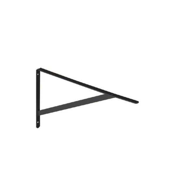 SUPORTE PRETO 50CM P/ PRATELEIRA LEVE PRATK