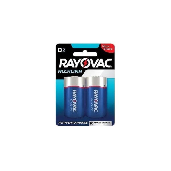 PILHA D2 CARTELA C/2 RAYOVAC