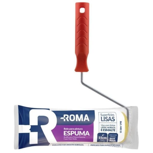 ROLO DE ESPUMA 15CM C/ CABO ROMA