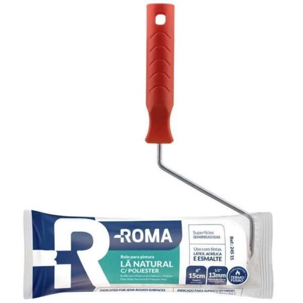 ROLO DE LA NATURAL POL 15CM C/ CABO ROMA