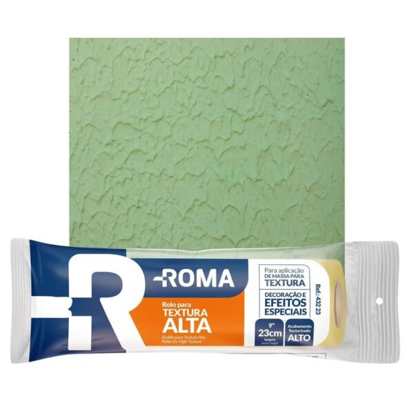 ROLO P/ TEXTURA ALTA 23CM S/ CABO ROMA
