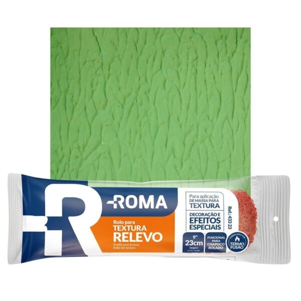 ROLO P/ TEXTURA RELEVO 23CM S/ CABO ROMA