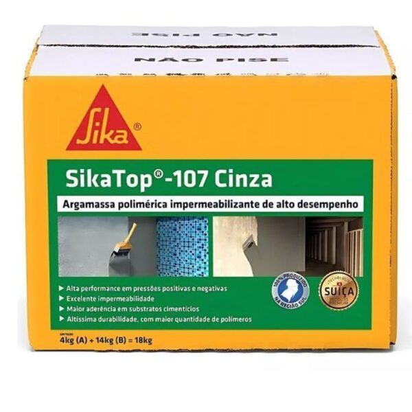 ARGAMASSA TOP 107 CX 18KG SIKA