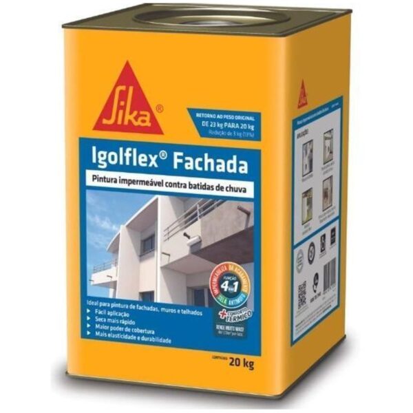 IGOLFLEX FACHADA BRANCO LATA 20KG SIKA
