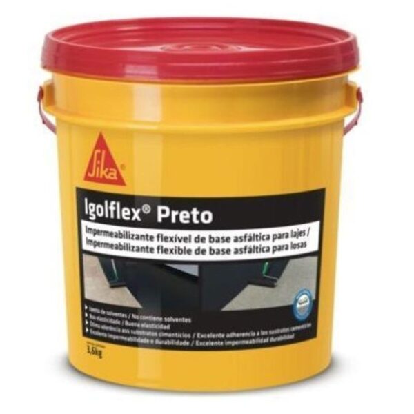 IGOLFLEX PRETO GL 3,6 LT SIKA