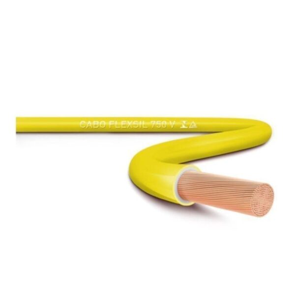 CABO FLEXSIL 750 V 2,5MM AMARELO RL 100METROS SIL