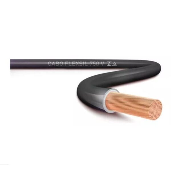 CABO FLEXSIL 750 V 2,5MM PRETO MT SIL
