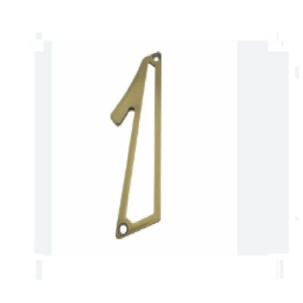 NUMERO EM ZAMAK OXID  N 1  CT SILVANA