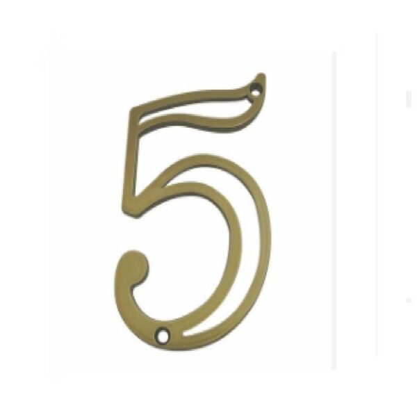 NUMERO EM ZAMAK OXID  N 5  CT SILVANA