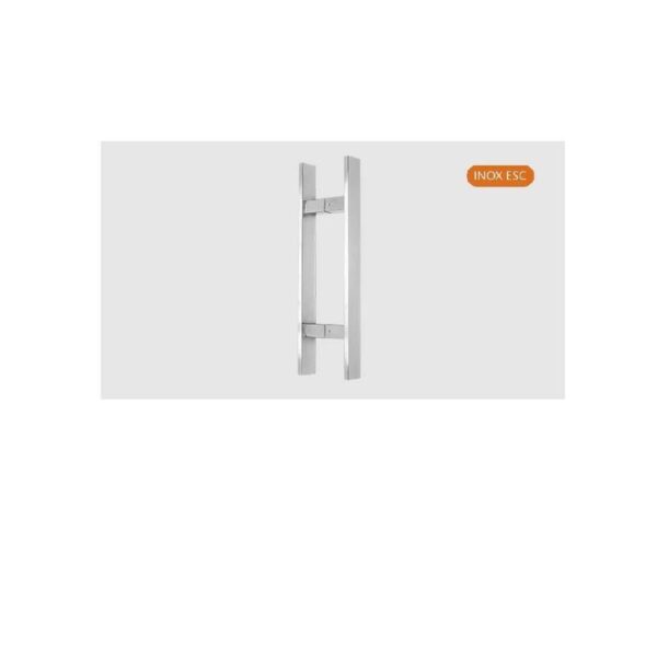 PUXADOR RET 40X20 400MM  INOX ESC SILVANA