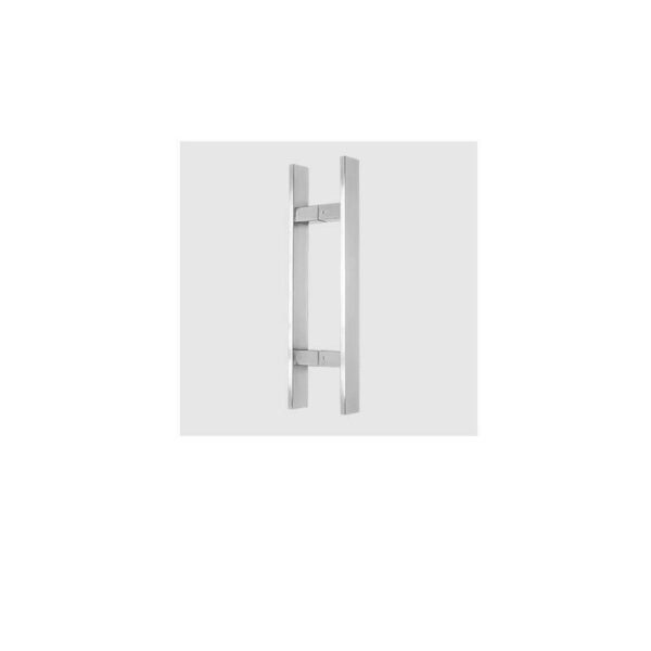 PUXADOR RET CURVO 40X10 1000MM  INOX POL SILVANA