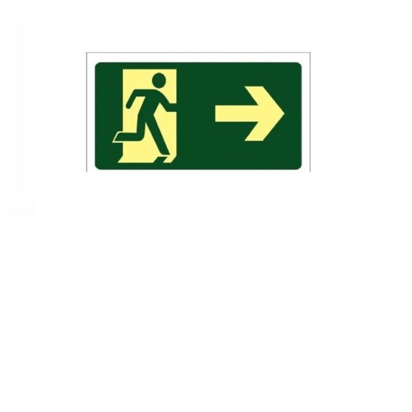 PLACA PVC 30X15 SETA DIR SINALIZE