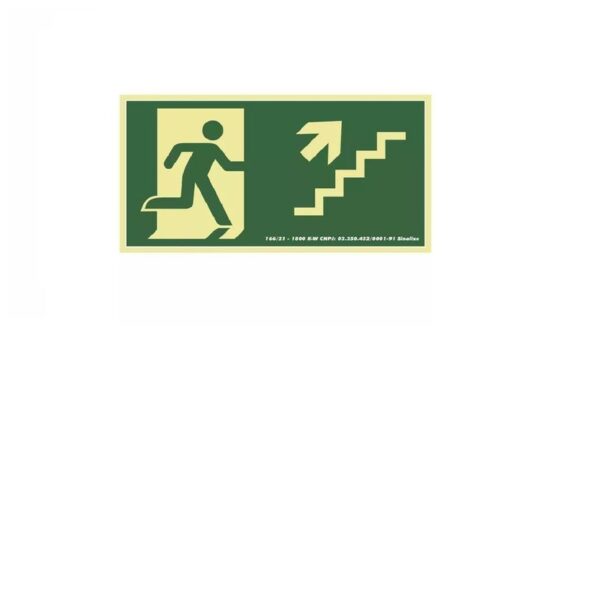 PLACA PVC 30X15 SOBE DIR SINALIZE