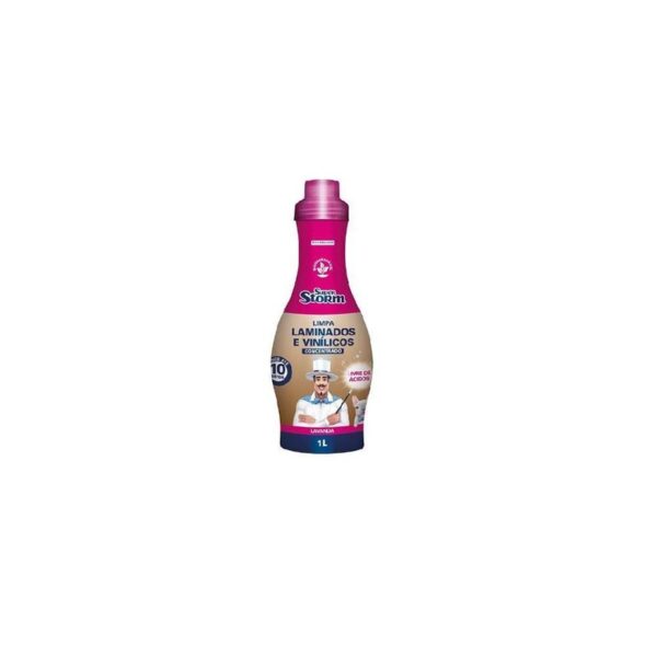 LIMPA PISOS LAMINADOS E VINILICOS 1L LAVANDA POLYFORT PULVITEC