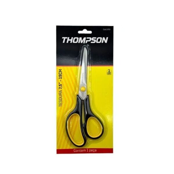 TESOURA USO GERAL 7,5" 19CM THOMPSON