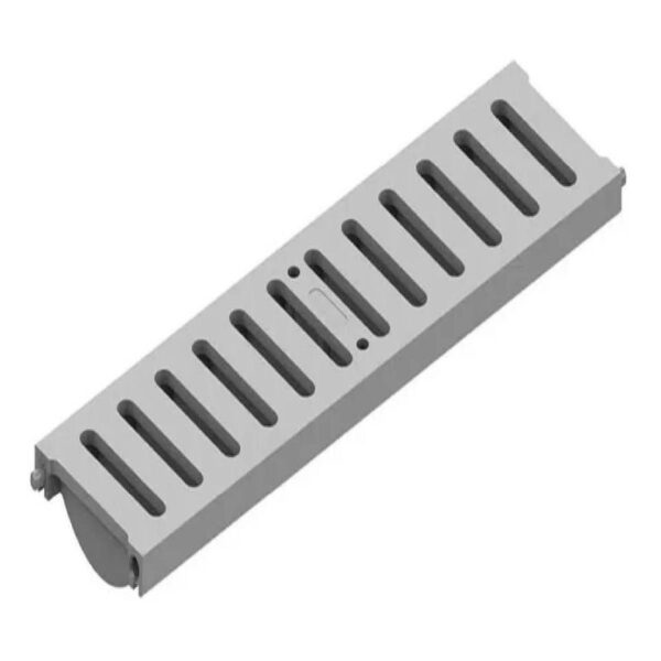GRELHA PISO CINZA 13X50CM  10 TON TIGRE